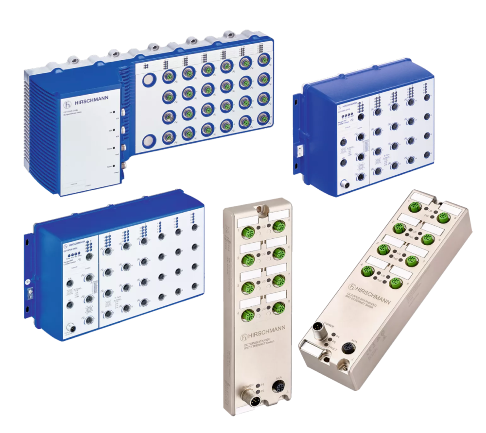 Hirschmann Managed OCTOPUSEthernet IP67/IP65 Switches